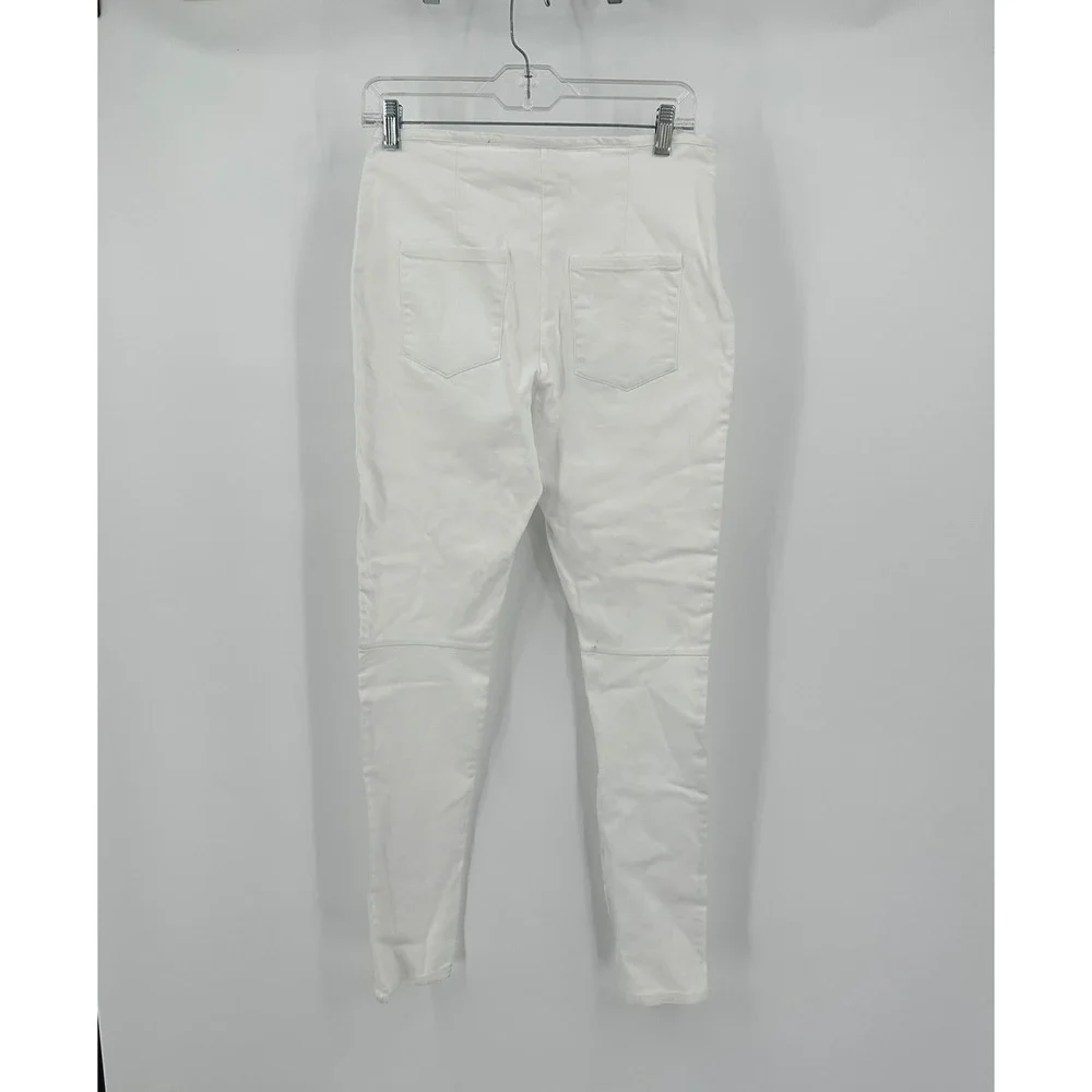 Bryn Walker Womens Minimalist Quiet Luxury Pants Size XL Old Money Capsule White